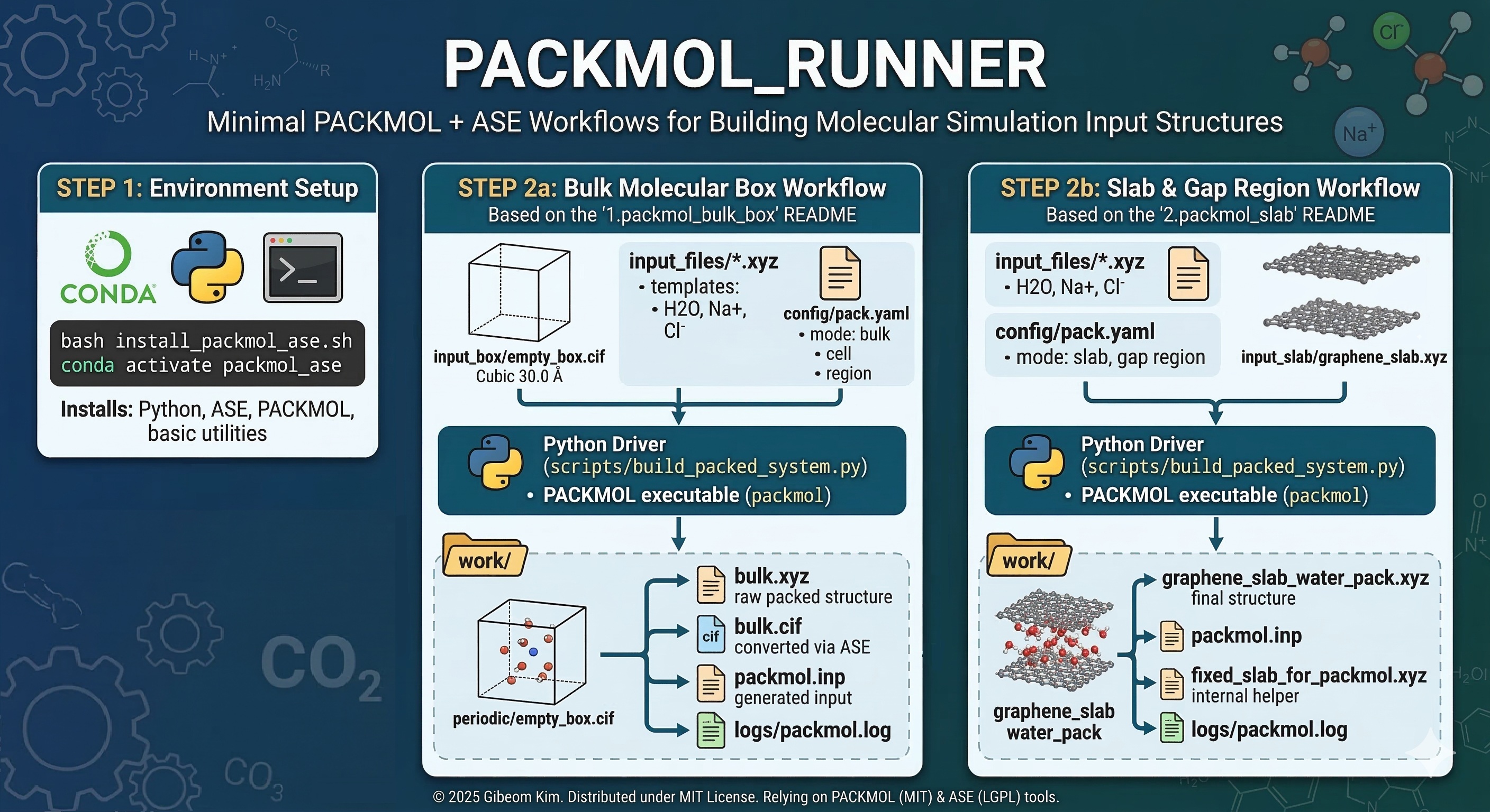 Packmol Runner figure